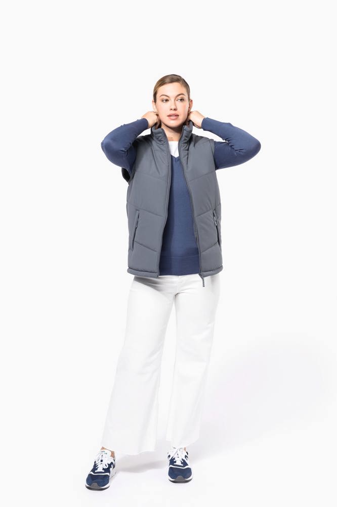 K6118 - Met fleece gevoerde bodywarmer