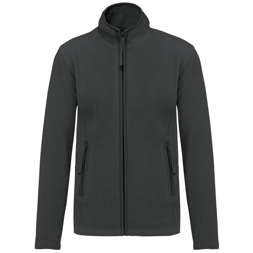- Microfleece met rits dames - Dark Grey