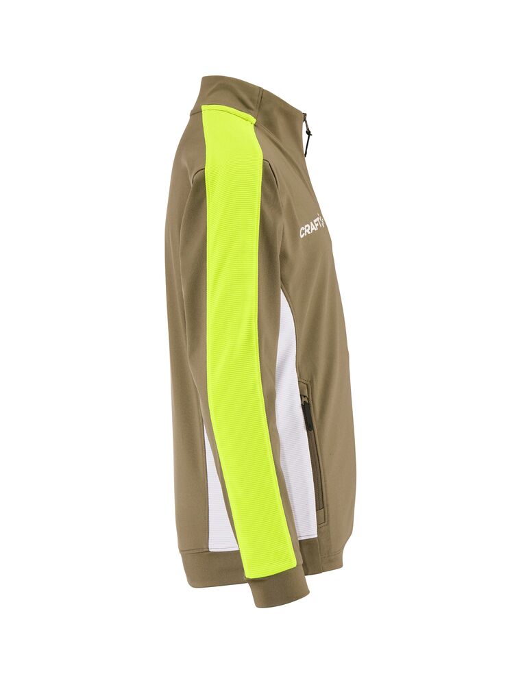 Craft - Evolve 2.0 Contrast Full Zip Jacket Jr Raw/Contrast yellow 122/128