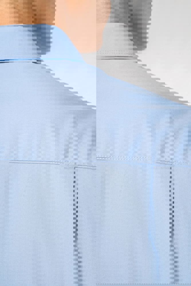 K541C - Heren poplin overhemd lange mouwen