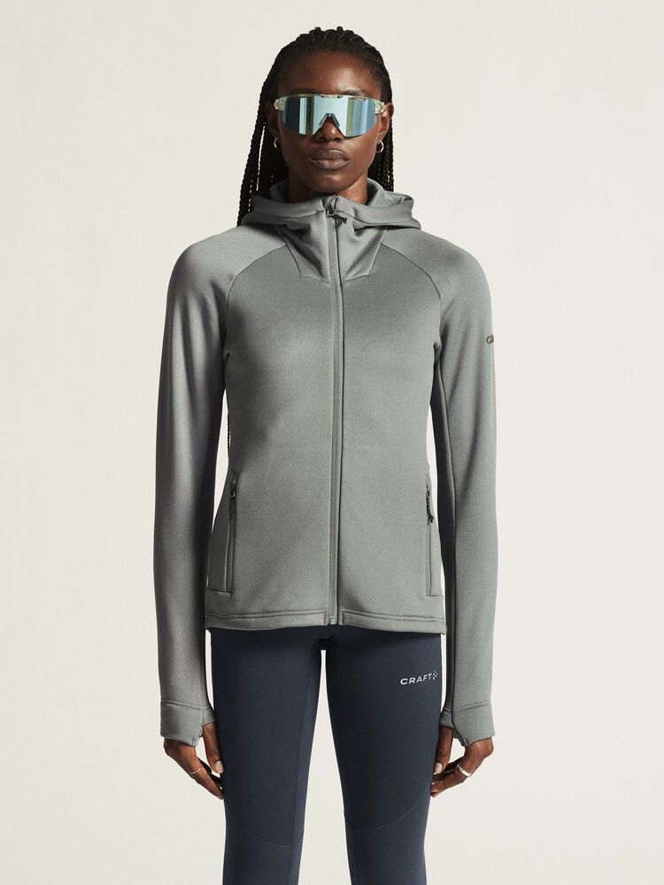 Craft - ADV Explore Power Fleece Hood Jacket W Leaf L