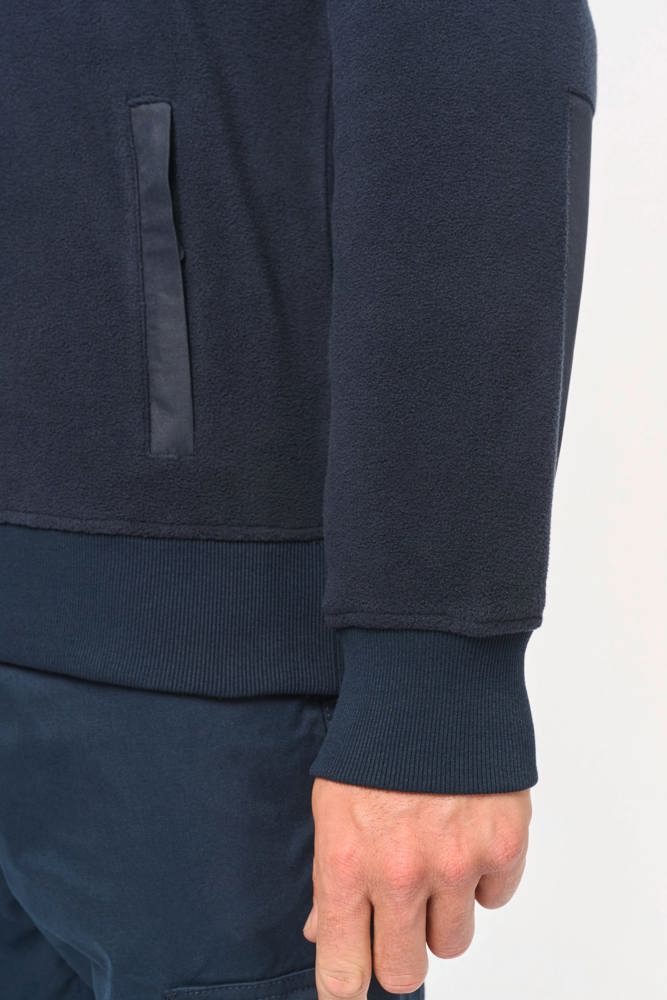 WK905 - Ecologishe fleece met ritskraag unisex