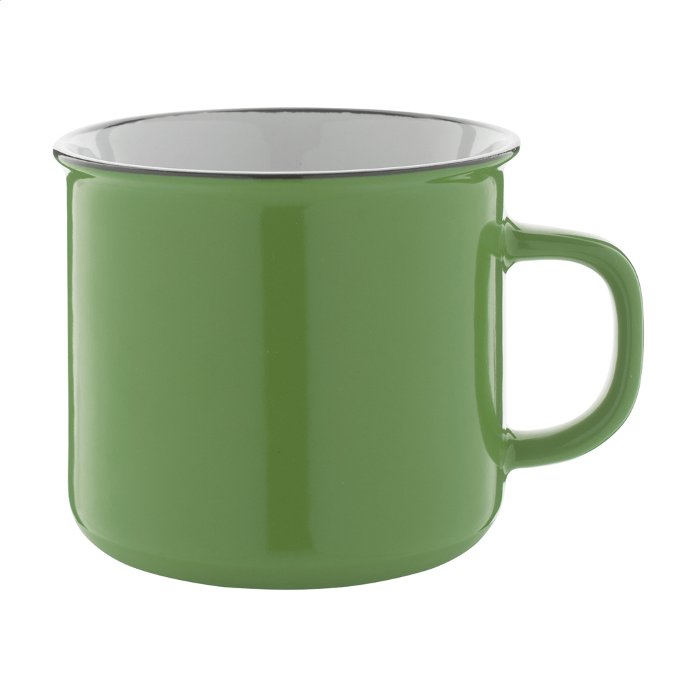 Woodstock - vintage mok - Groen/Wit