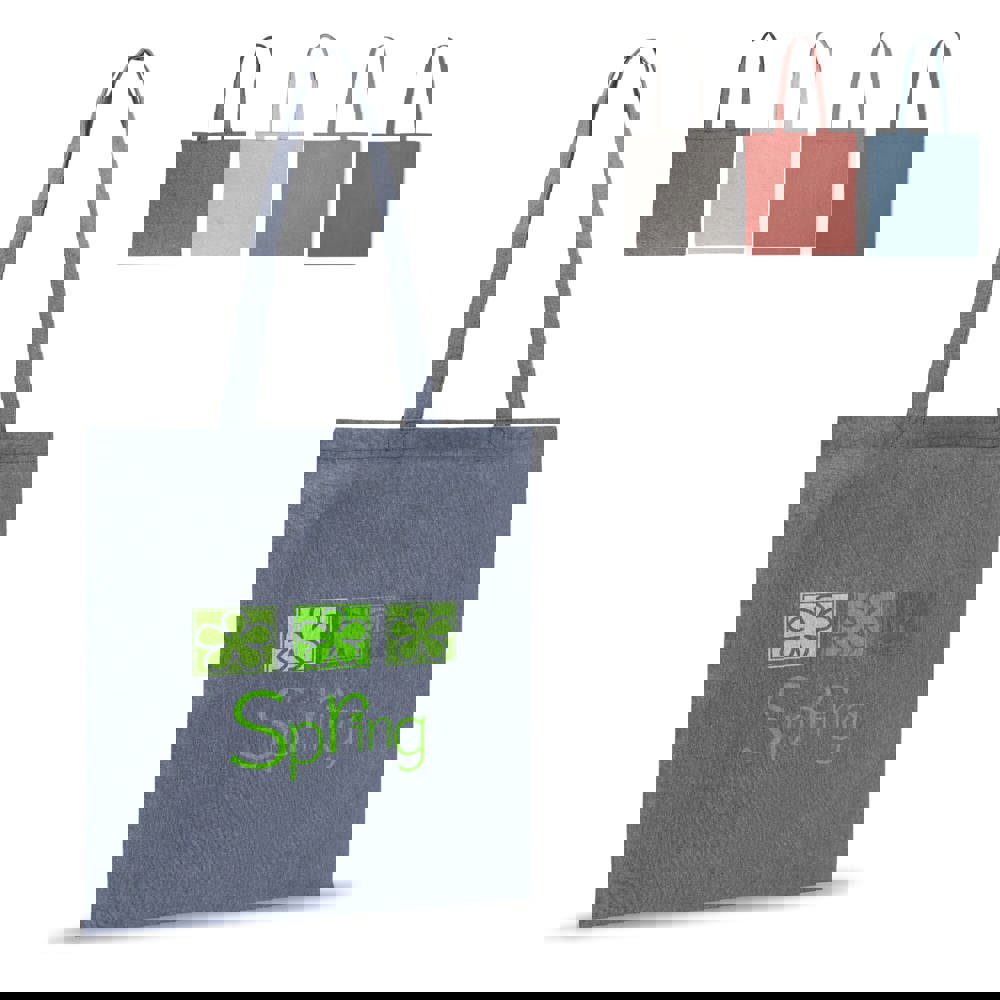 Schoudertas gerecycled katoen 140g/m² 38x42cm