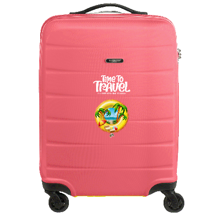 Koffer Princess Traveller Grenada mat finish 65L - Roze