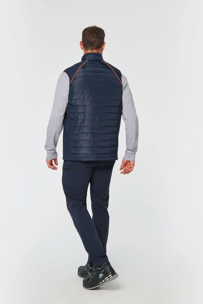 WK606 - Bodywarmer Day To Day in twee stoffen