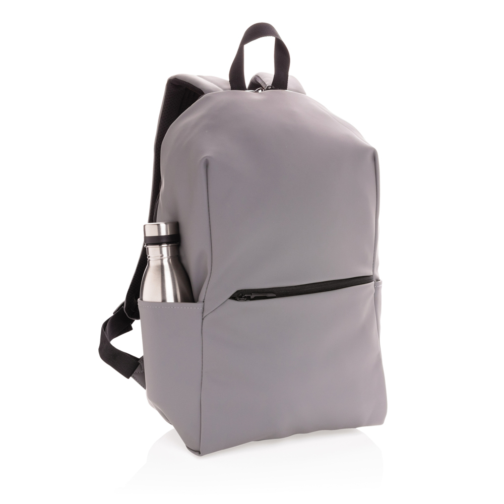 Smooth PU 15.6" laptop rugzak PVC-vrij