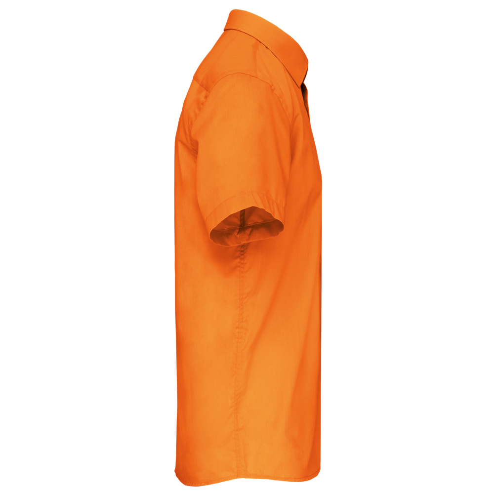 K551C - Overhemd in onderhoudsvriendelijk polykatoen-popeline korte mouwen heren