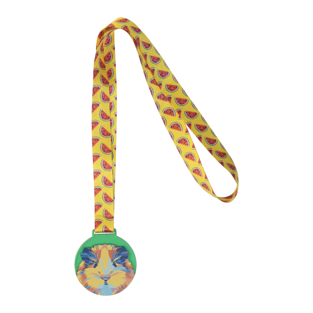 Subdal Colour - custom made medaille - Transparant Groen