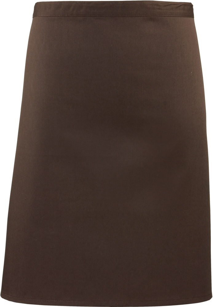 PR151 - Halflang schort "Colours" - Brown