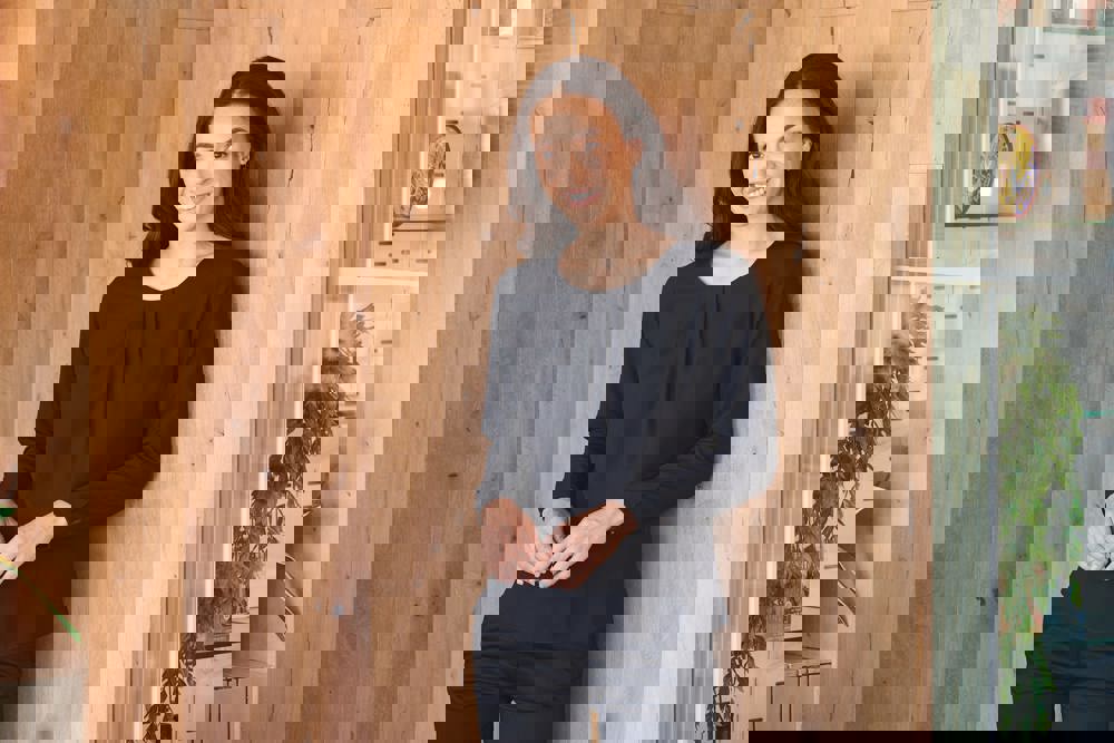 H598 - Blouse met lange mouwen