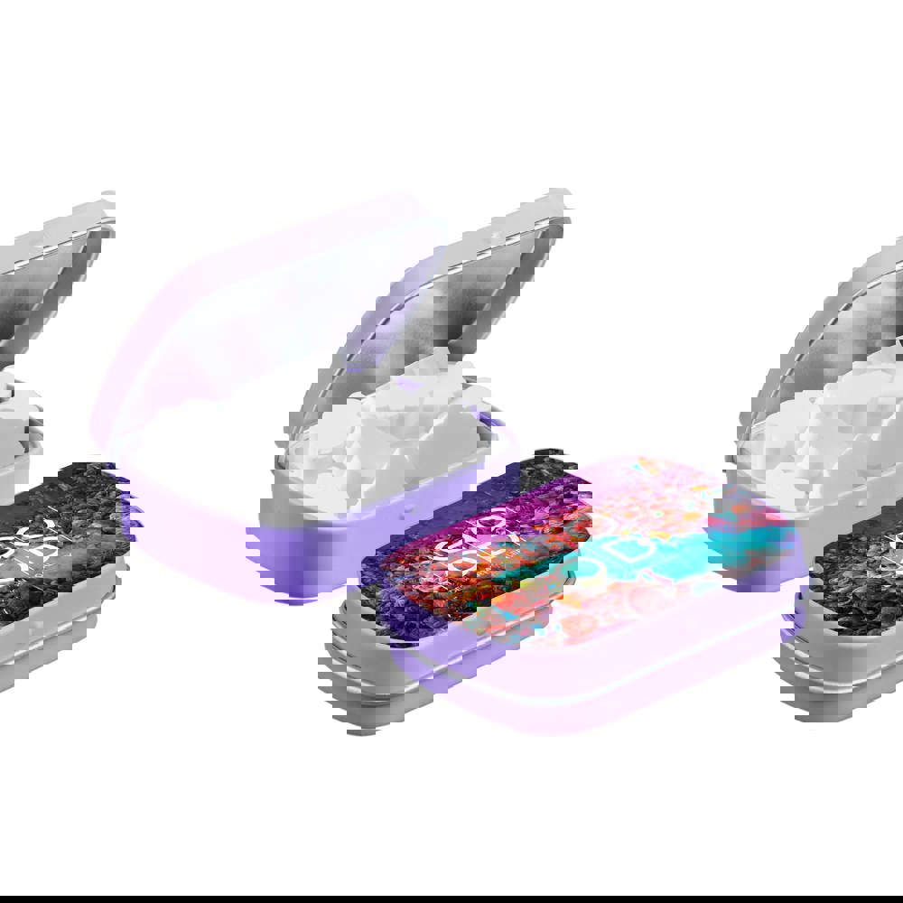 Mini scharnierblikje met vorm pepermunt