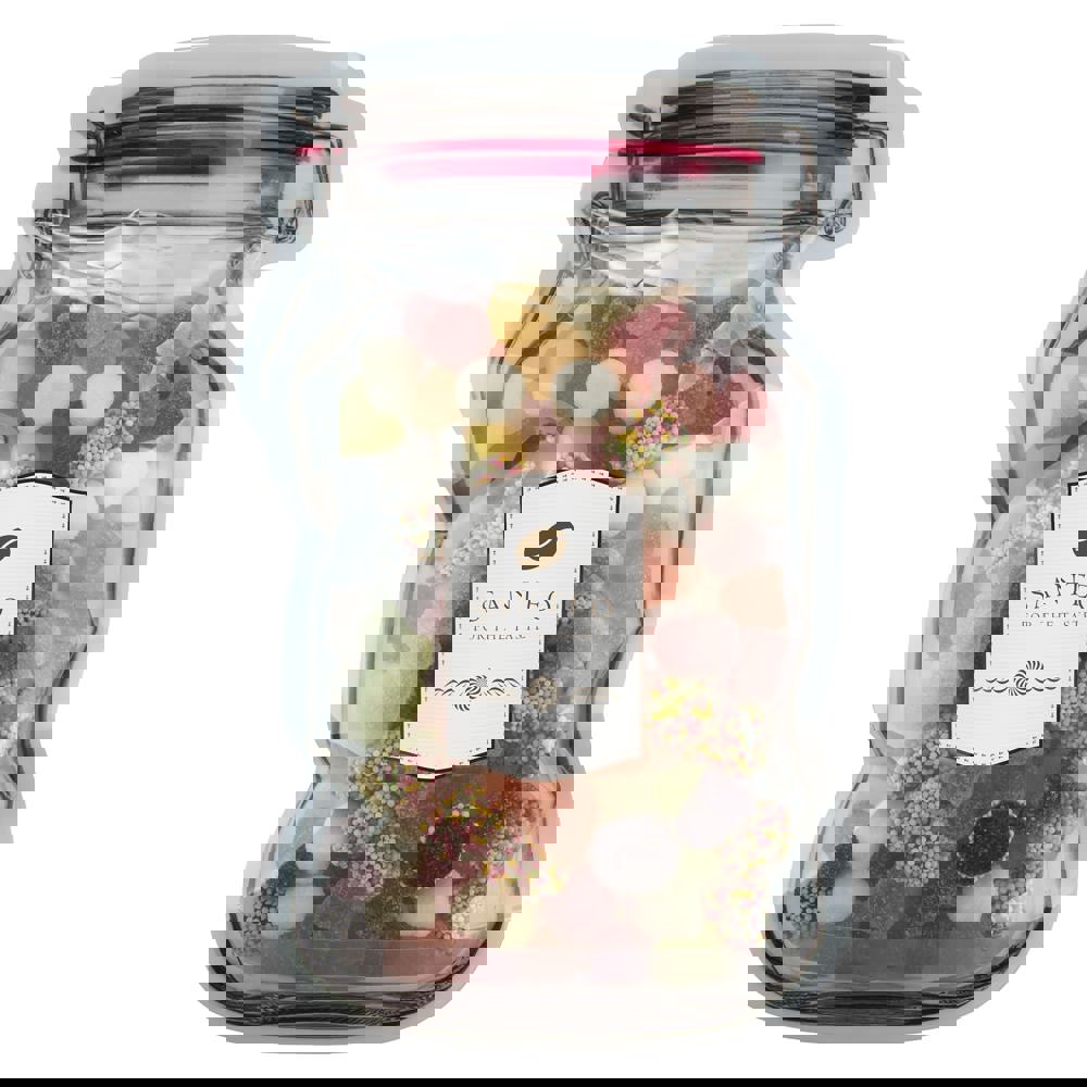 Mailing "weckpot" maxi gevuld met snoep