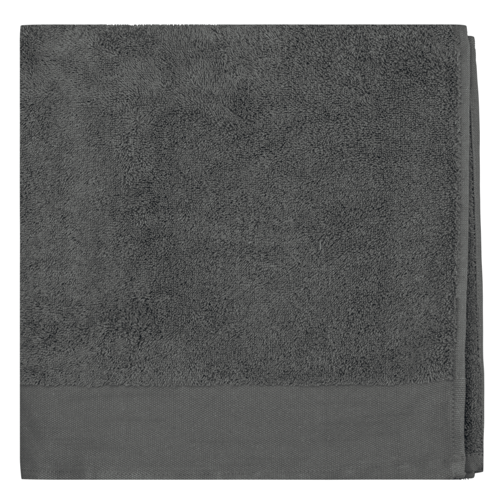 - Biologische badhanddoek 140 x 70 cm - Iron Grey