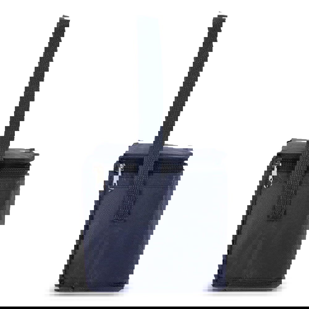 R-PET koeltas voor 6 blikjes, non-woven, 20 x 13 x 12,5 cm, 75 g/m²