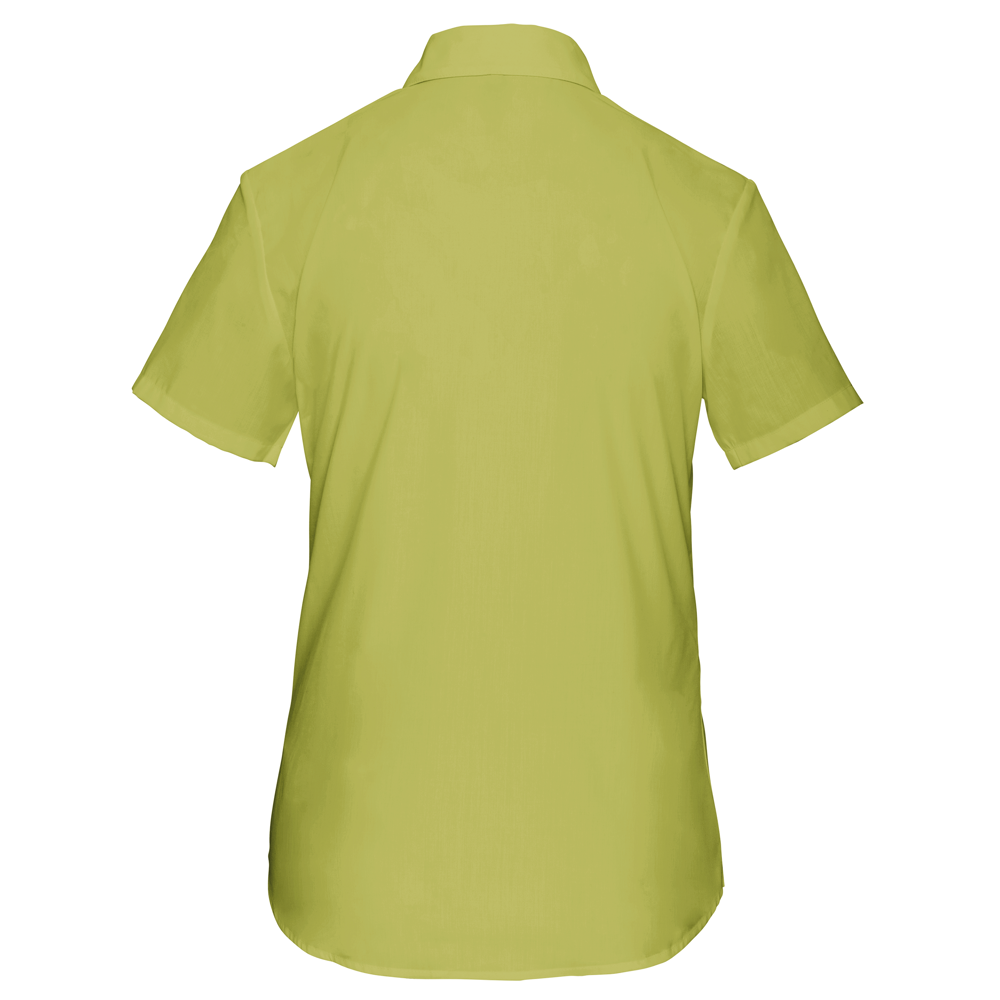 K548C - Overhemd in onderhoudsvriendelijk polykatoen-popeline korte mouwen dames