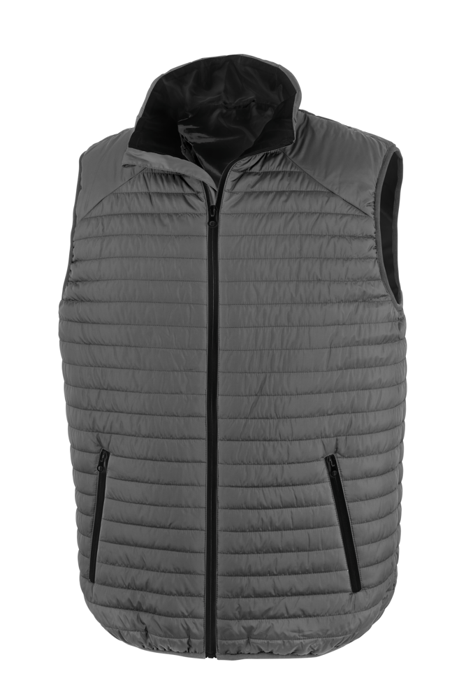 R239X - Bodywarmer Thermoquilt - Grey / Black