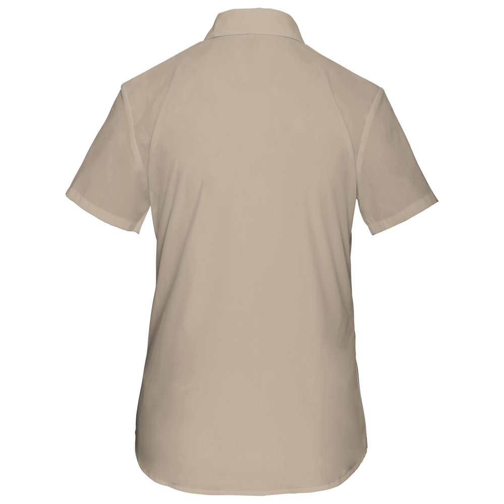 K548C - Overhemd in onderhoudsvriendelijk polykatoen-popeline korte mouwen dames