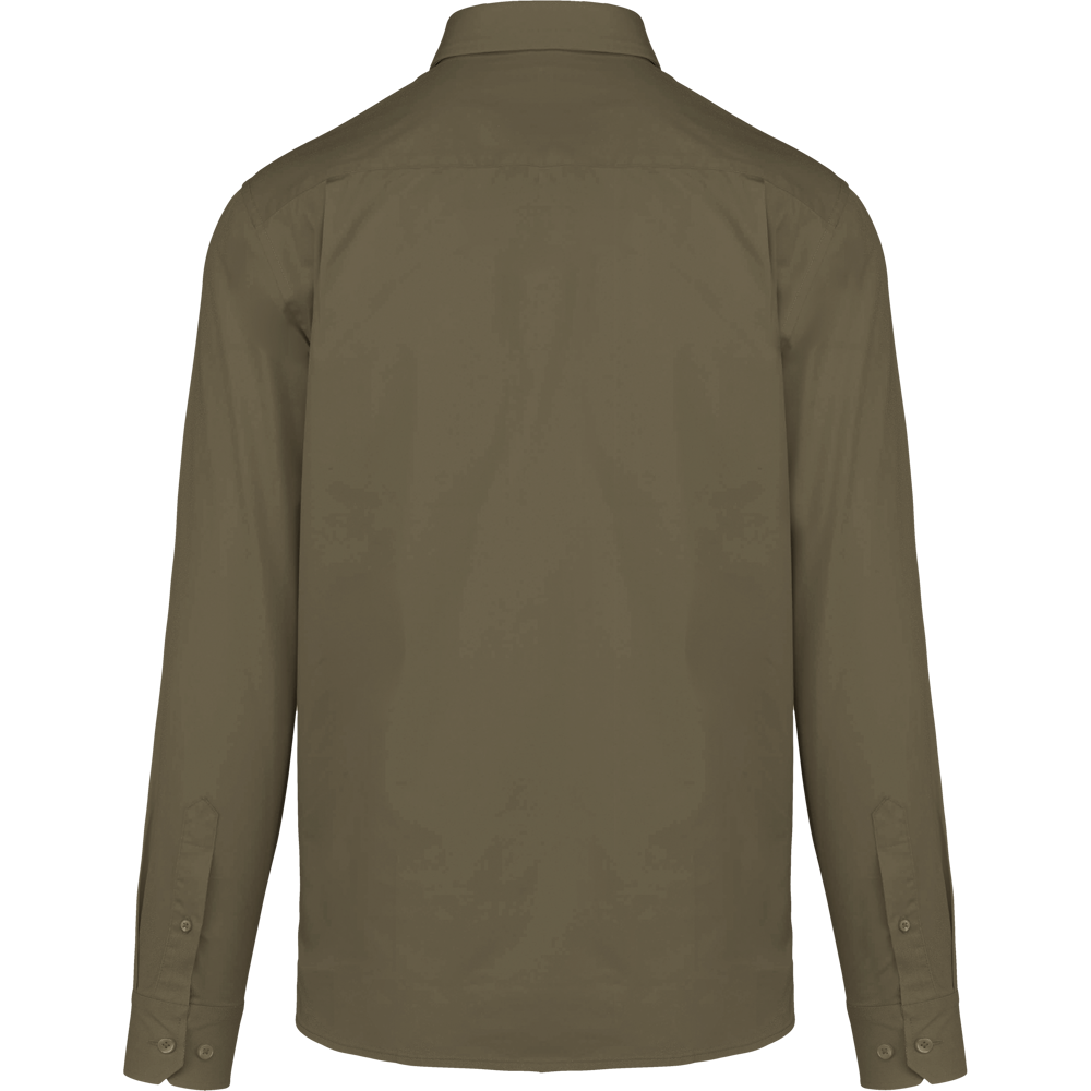 K586 - Herenoverhemd met lange mouwen van katoen Nevada