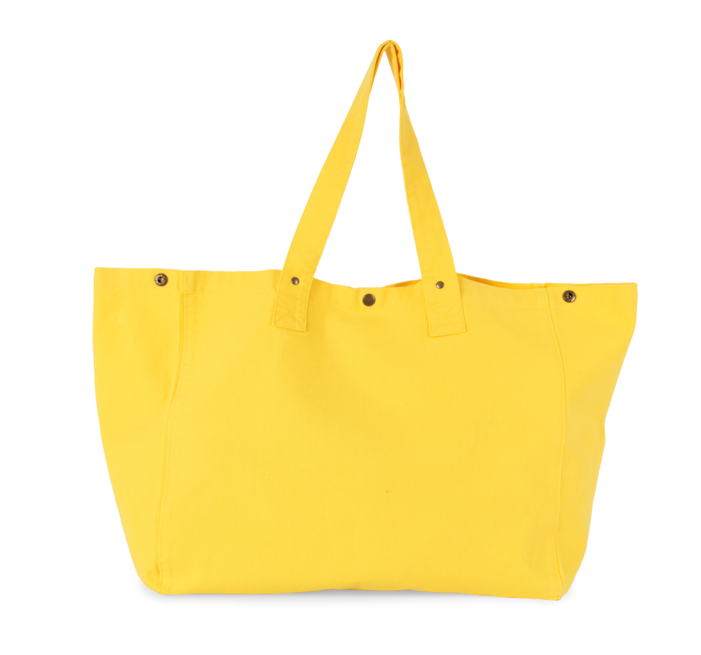 KI3208 - Shopper van verwassen katoen - Washed Lemon Zest