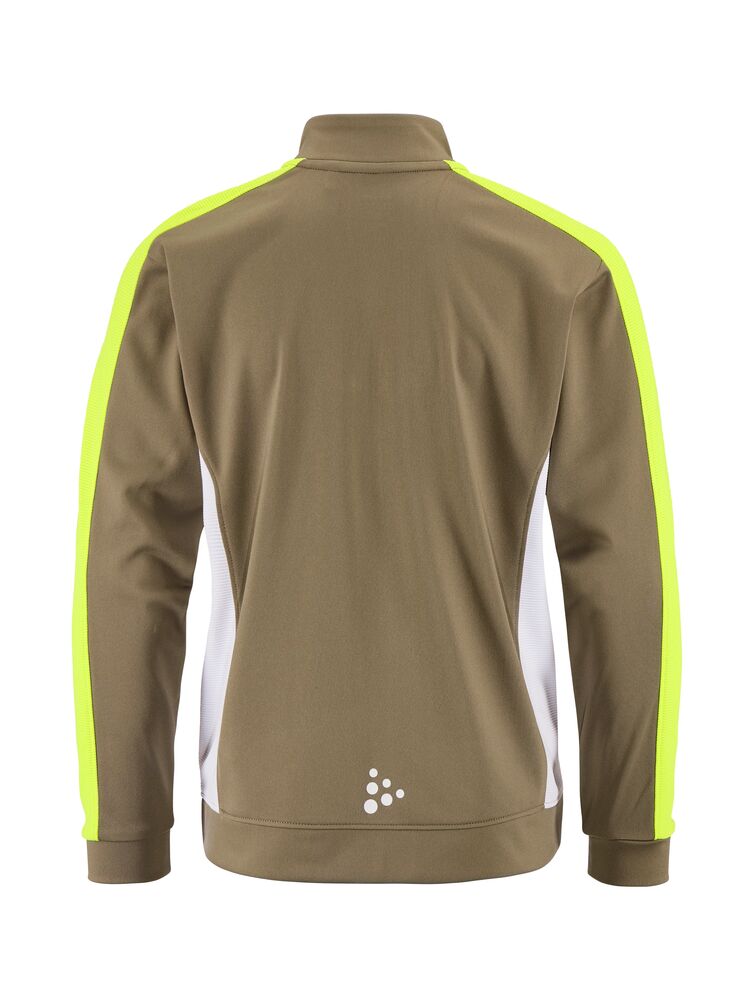 Craft - Evolve 2.0 Contrast Full Zip Jacket Jr Raw/Contrast yellow 122/128