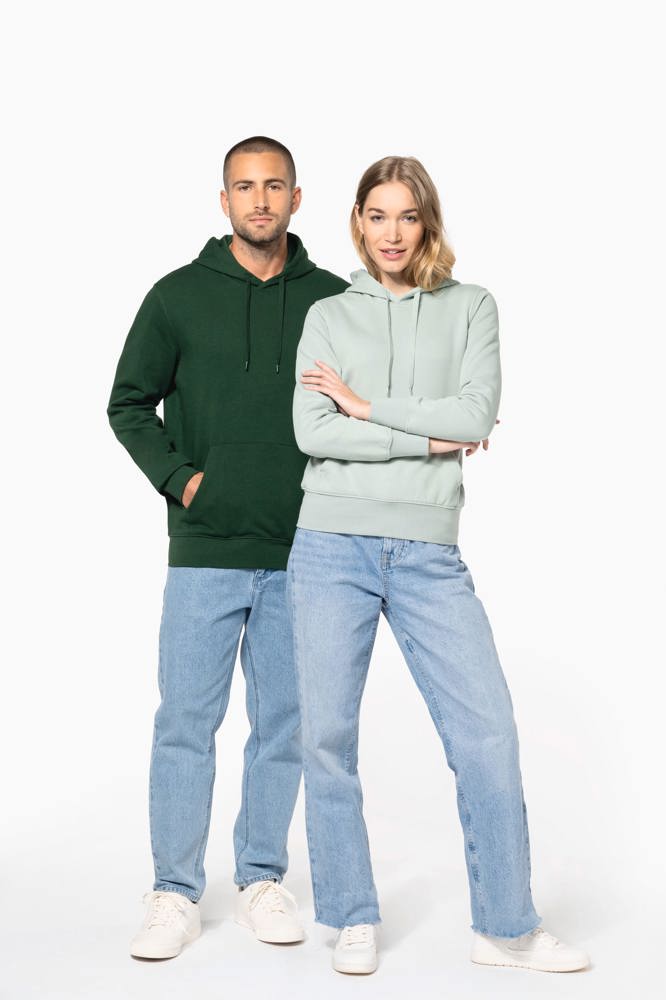 K4027A - Ecologische herensweater met capuchon
