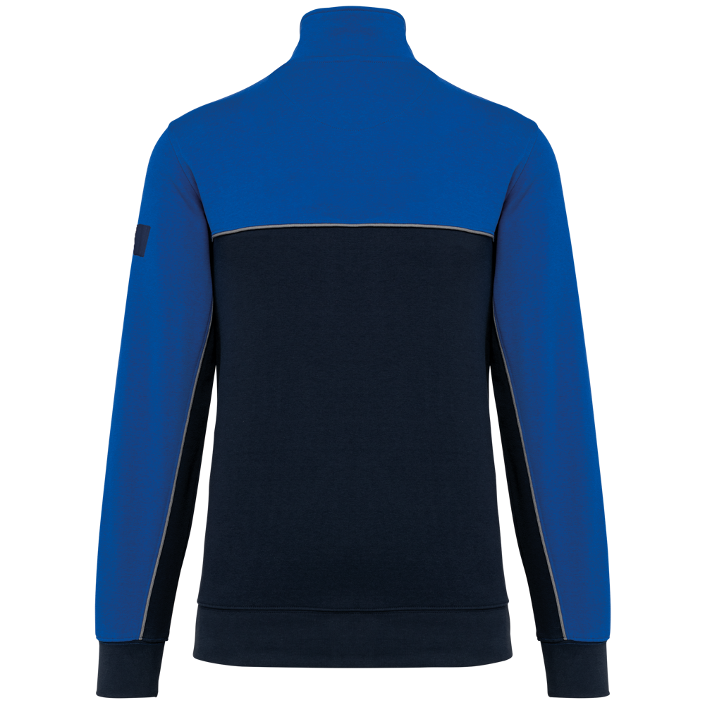 WK404 - Ecologische uniseks sweater met ritskraag