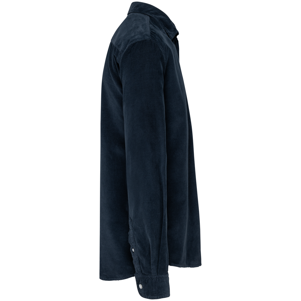 K599 - Heren overhemd met lange mouwen in ribfluweel