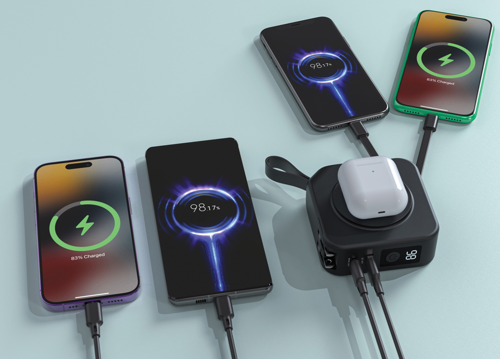 Urban Vitamin Saratoga 5-in-1 universele lader