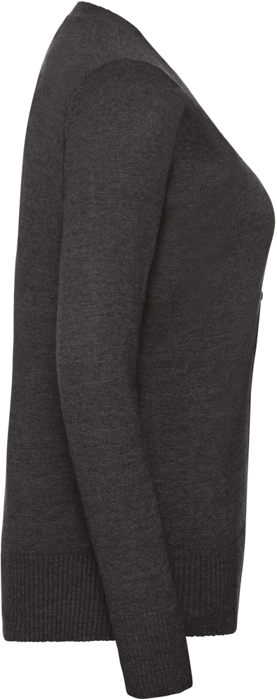 RU715F - Ladies' gebreid vest met V-hals