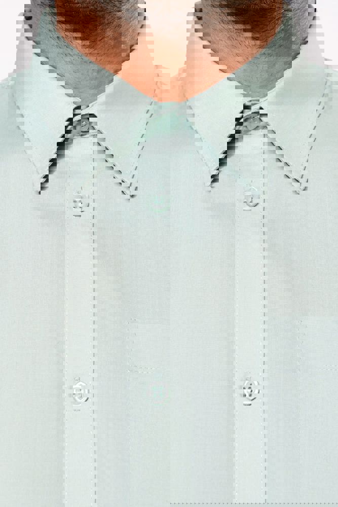 K551C - Overhemd in onderhoudsvriendelijk polykatoen-popeline korte mouwen heren