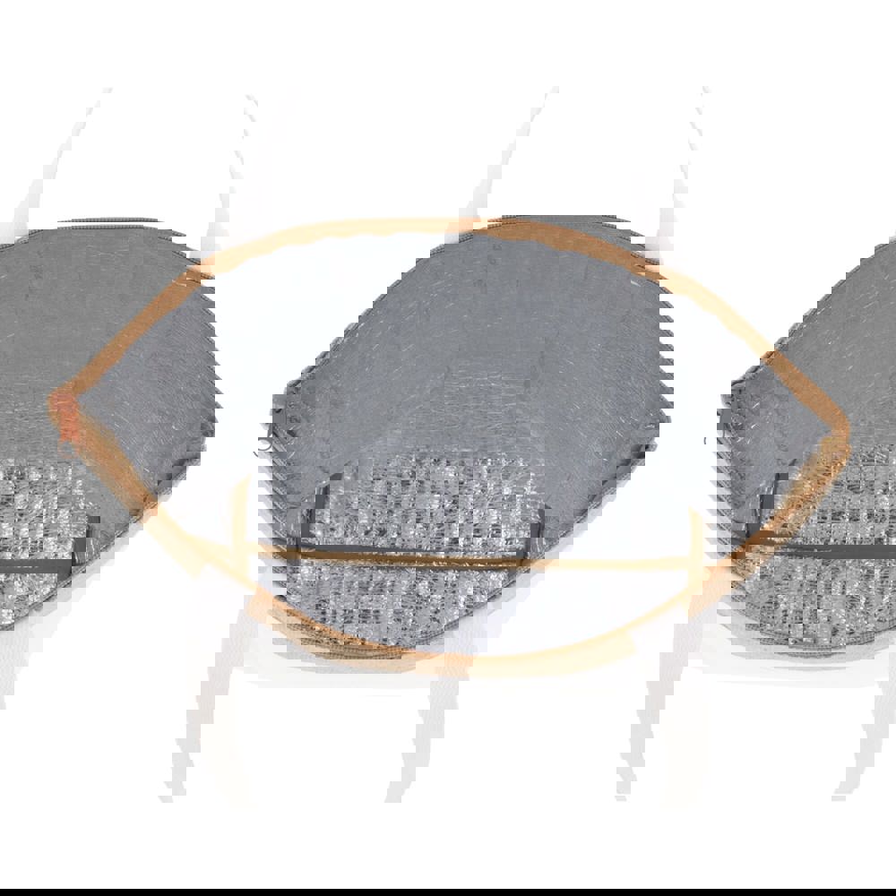 Strandkoelerzak katoen/jute 43x33x14 cm