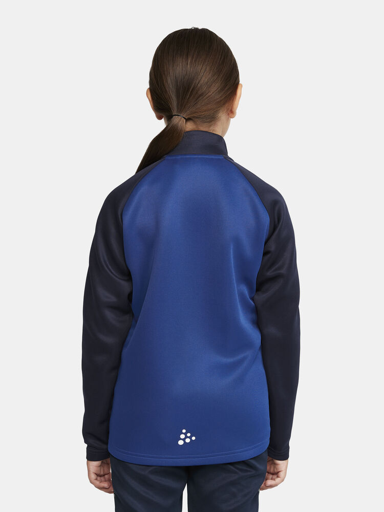 Craft - Squad 2.0 Full Zip Jr Club Cobolt-Navy 110/116