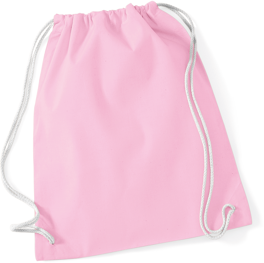 - Katoenen gymtas - Classic Pink / White