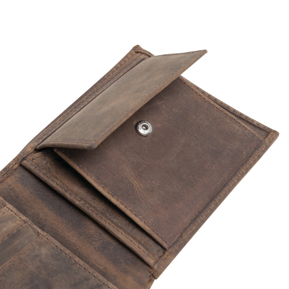 WILDERNESS I - Lederen billfold portemonnee