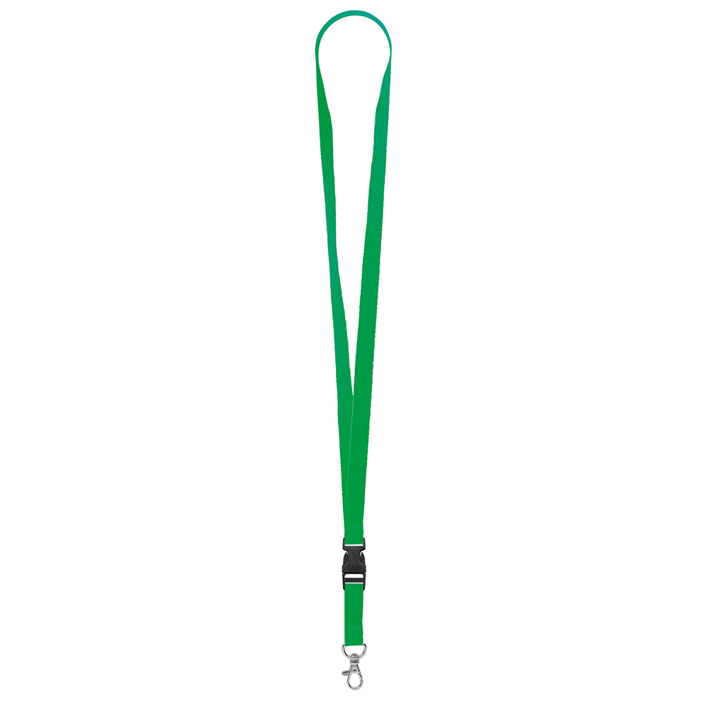 Keycord "standaard", breedte 15 mm - Grasgroen