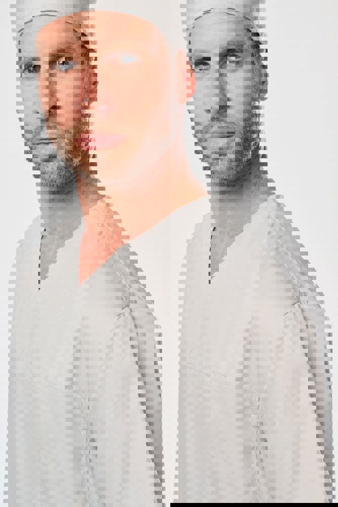 WK507C - Unisex tuniek met korte mouwen in polykatoen