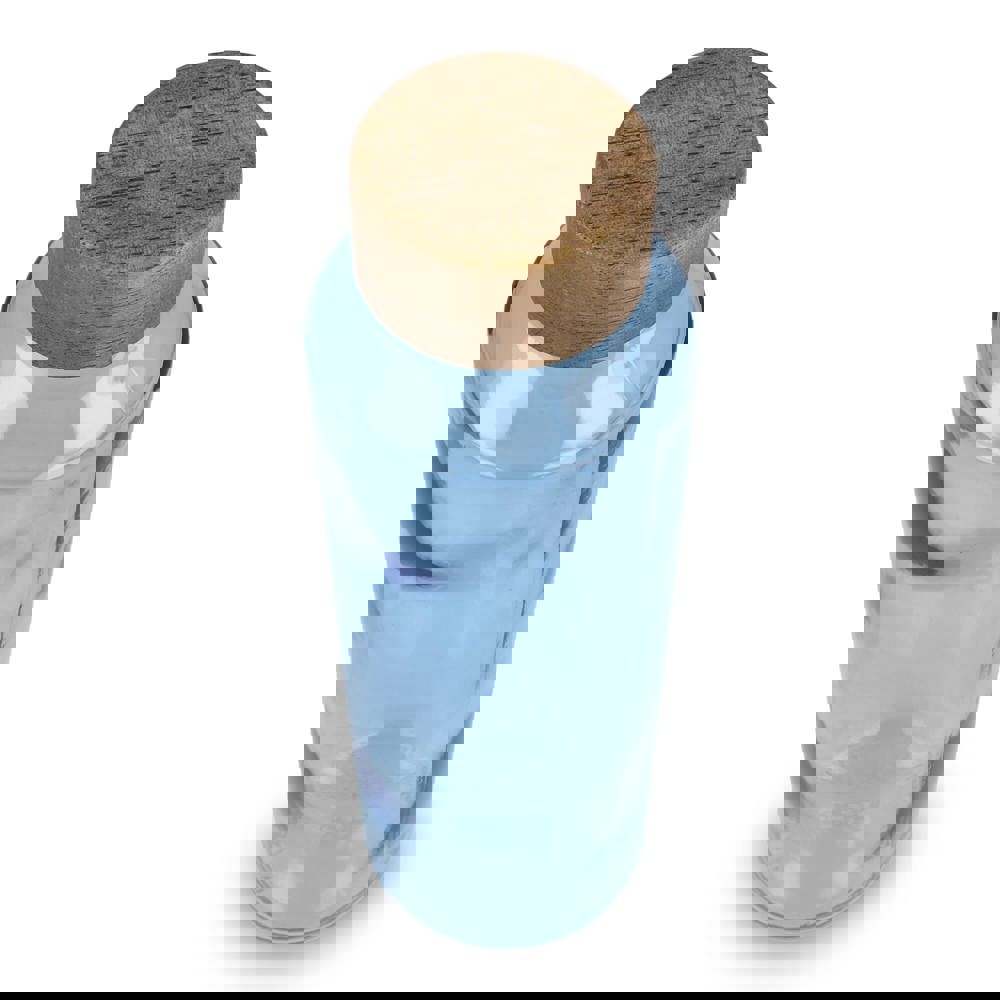 InSideOut Gerecyclede glazen Waterfles ReuuZ met houten dop 650 ml