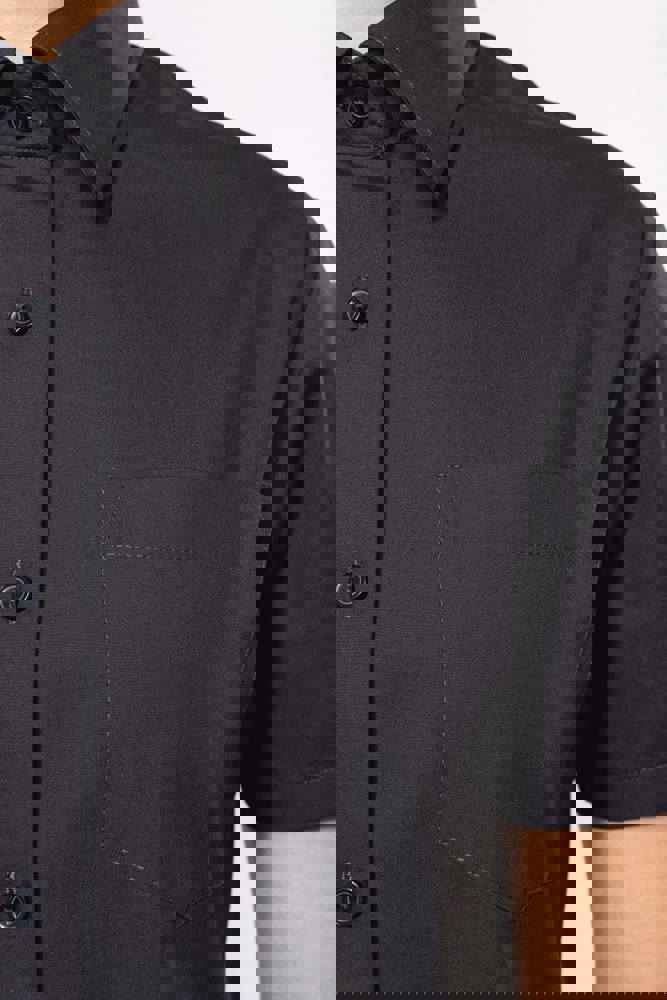 K544 - Dames Poplin Blouse Korte Mouwen