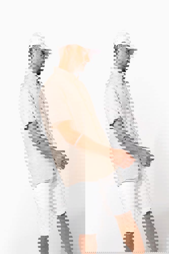 K587 - Katoenen herenoverhemd met korte mouwen "Ariana"