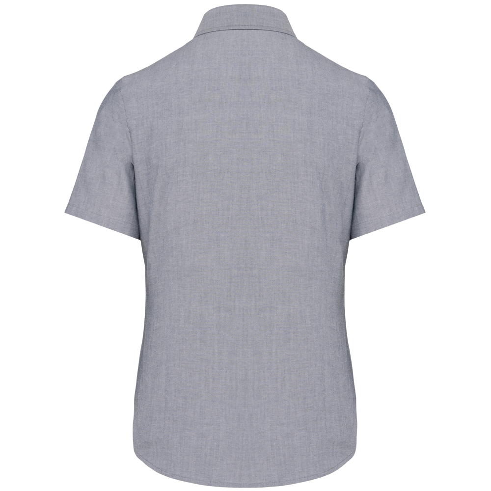 K536C - Dames Oxford blouse korte mouwen