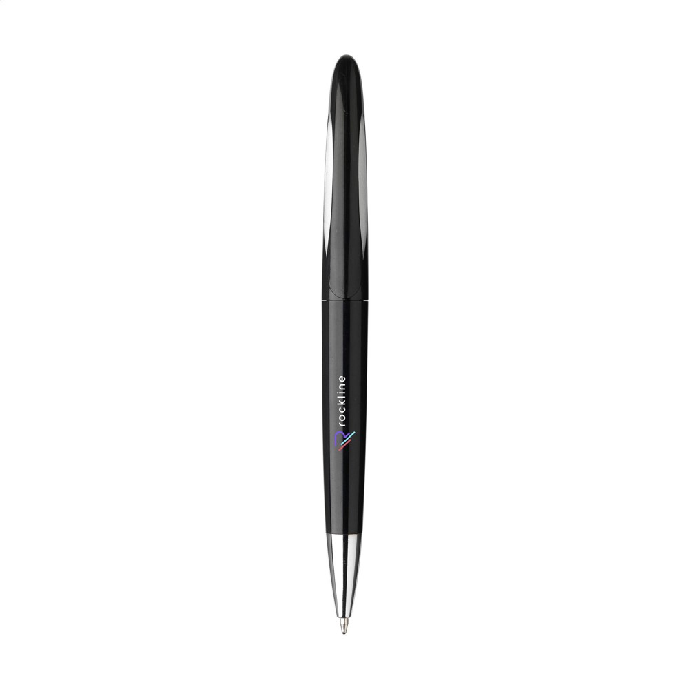 Lunar GRS Recycled Pen - zwart (± PMS Black)