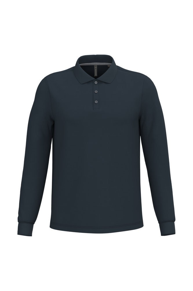 - Polo lange mouwen - navy
