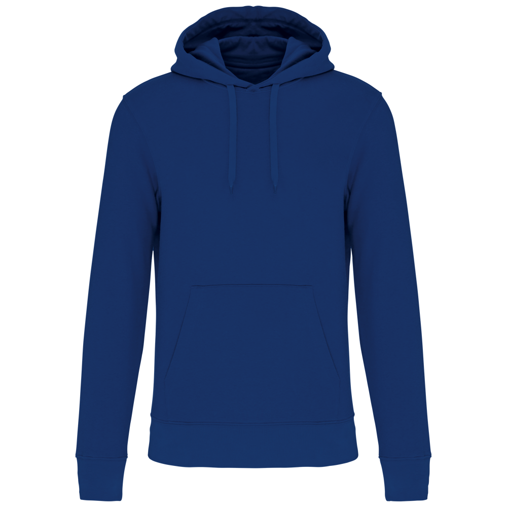 - Ecologische herensweater met capuchon - True Indigo