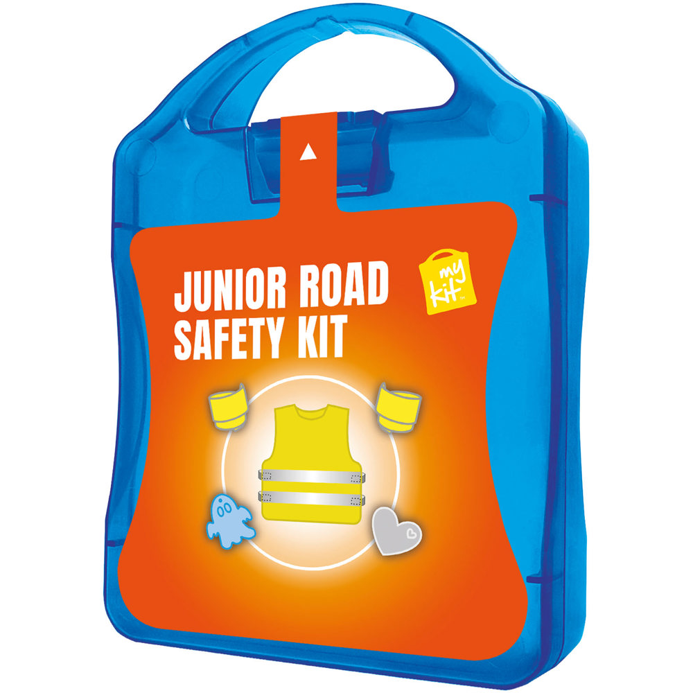 MyKit Mediuim Junior Road Safety kit - Transparant Blauw