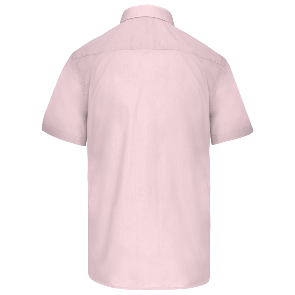 K551C - Overhemd in onderhoudsvriendelijk polykatoen-popeline korte mouwen heren