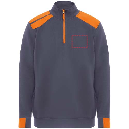 Maverick 280 g/m2 herentrui met halve rits