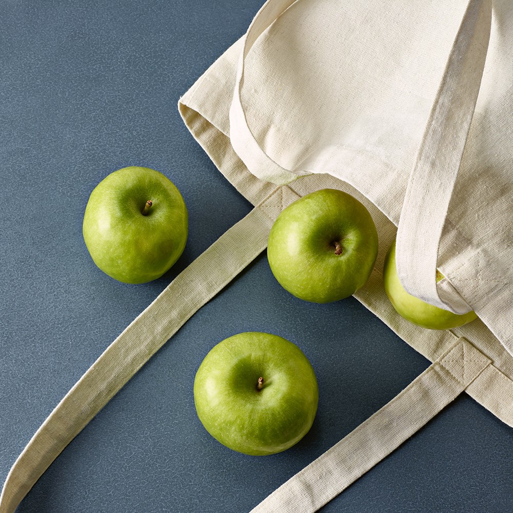 Logan boodschappentas gerecycled katoen 280 gsm - Natuurlijk