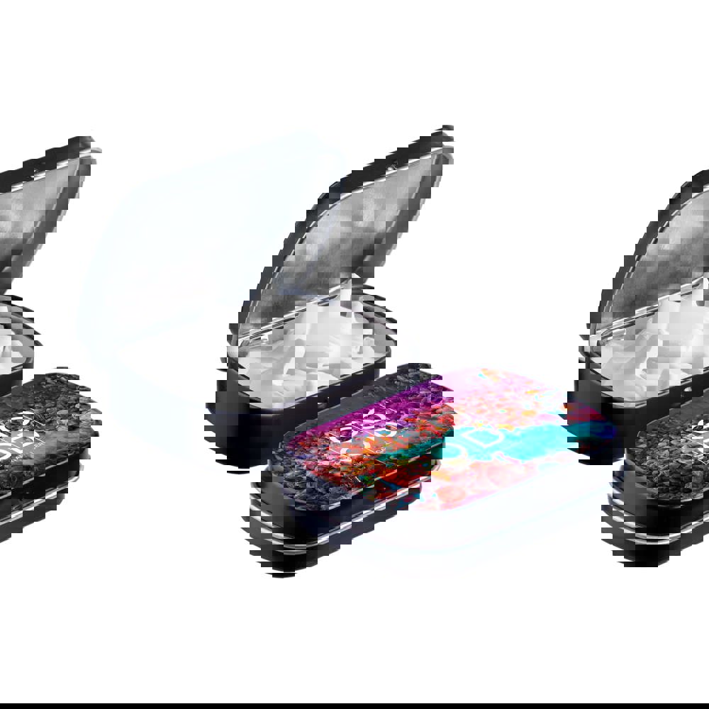 Mini scharnierblikje met vorm pepermunt