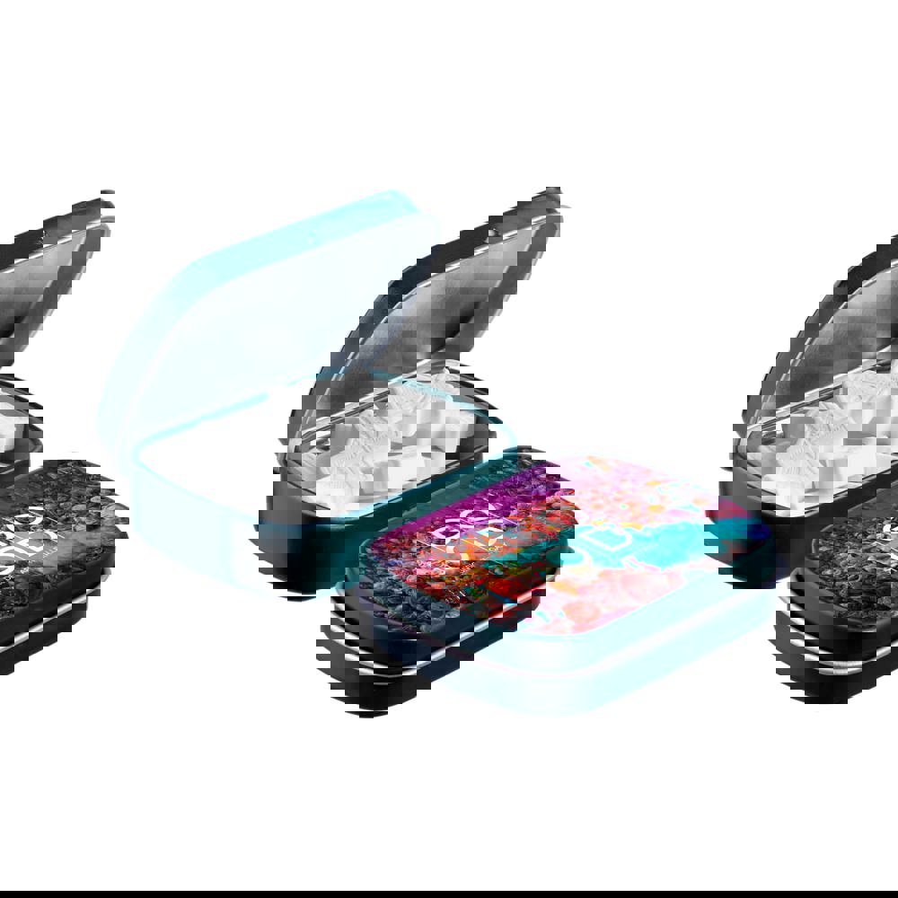 Mini scharnierblikje met vorm pepermunt